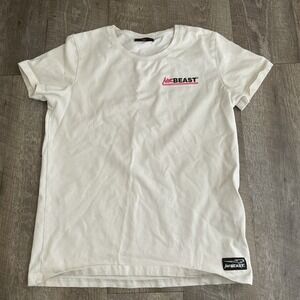Revolt Enterprises MrBeast Graphic White Cotton Short sleeve